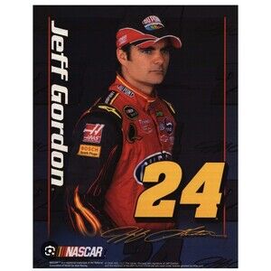 NASCAR POSTER ~ Jeff Gordon 2008 #24 Hendrick Motorsports Solo Pose DuPont ~